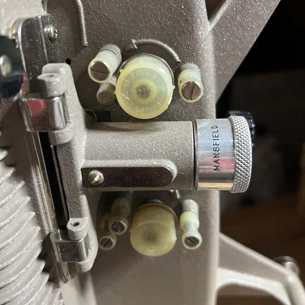 1962 Vintage Mansfield Holiday M-1000 8mm Movie Projector, Used-Powers on
